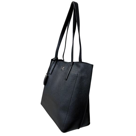 MICHAEL KORS Black Leather Tote Bag - “Ana” - Perfect Lux Designer Everyday Bag! - Picture 5 of 11
